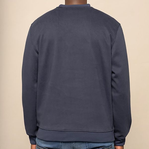 Polo Long Sleeve Crew Pocket Sweater Navy - Image 3