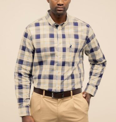 Polo Weekender Long Sleeve Check Shirt Navy