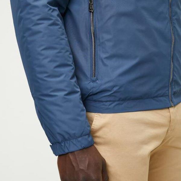 Polo Long Sleeve Tech Puffer Harrington Jacket Blue - Image 3