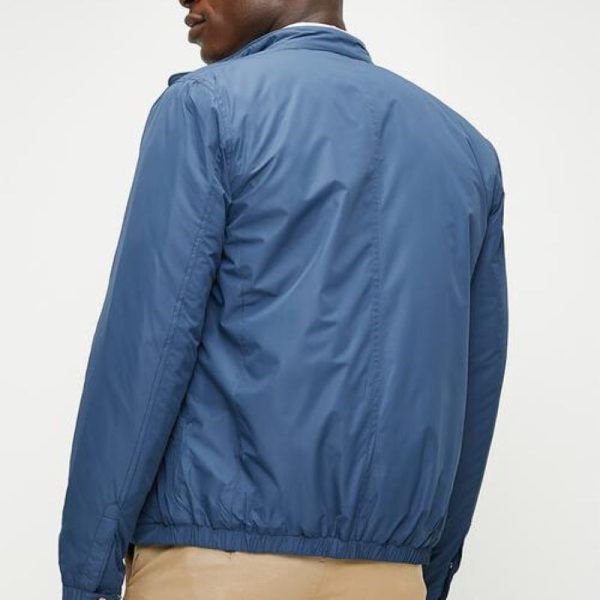 Polo Long Sleeve Tech Puffer Harrington Jacket Blue - Image 4