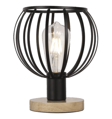 B. Star TL675 Metal Table Lamp with Light Wood Base