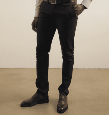 Polo Fashion Textured Straight Leg Chino Navy