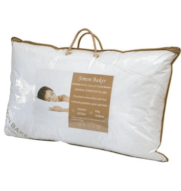 Simon Baker Down Alternative Pillow Std 45x70cm