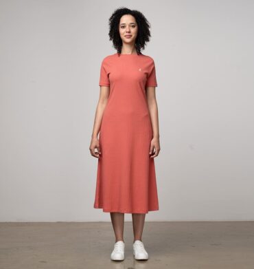 Polo Women's Lucy SS Casual Dress Brick