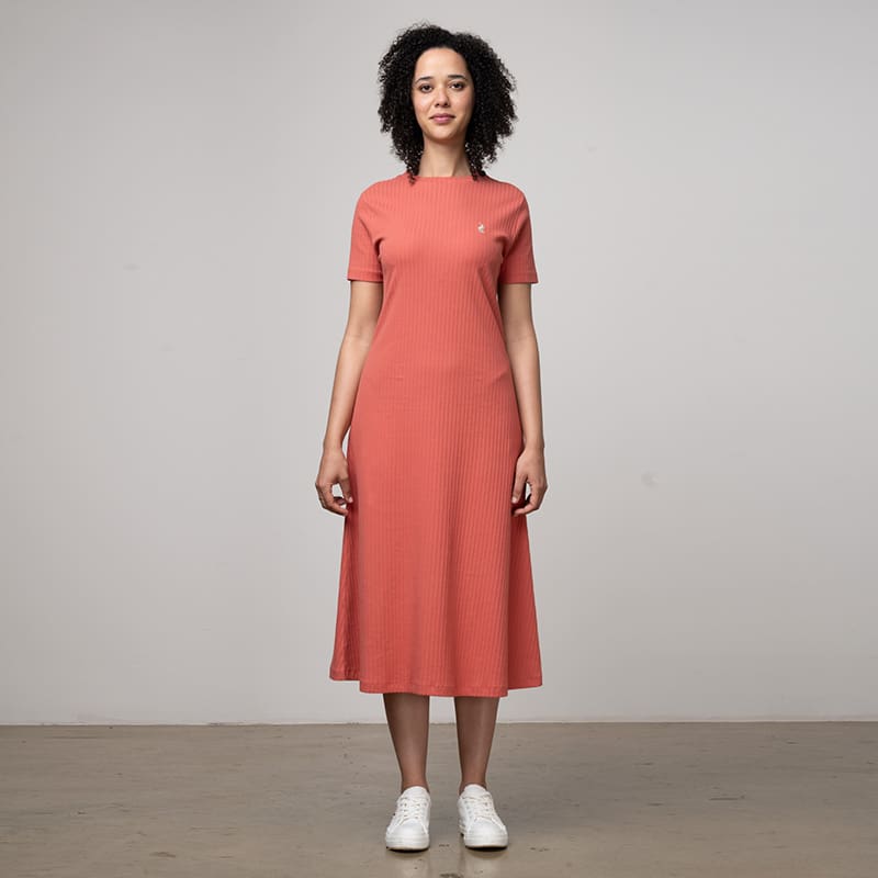 Polo Women's Lucy SS Casual Dress Brick