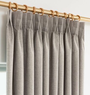 Silk House Daloa Blockout STD Curtain-Coffee