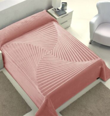 B10 Casa Moderna Mora Blanket Salmon