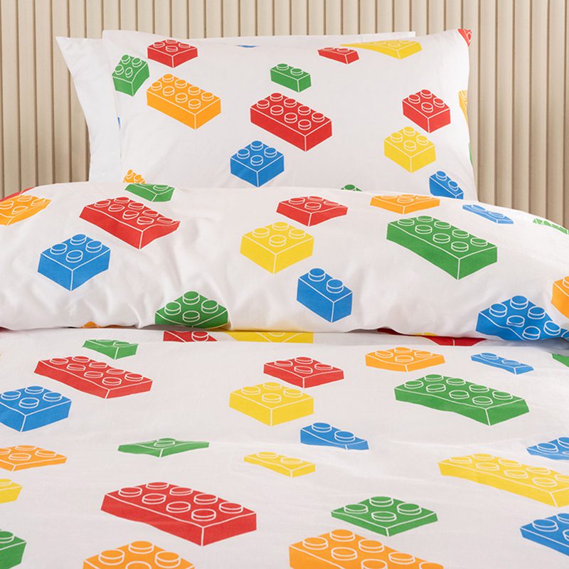 Block Party Multi Duvet Cover Set