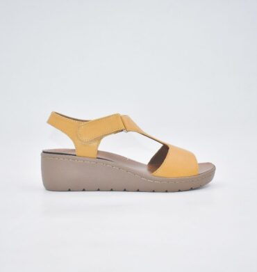 Froggie 12666 Sandle Wedge Mustard
