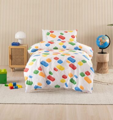 Linen House Block Party Multi Duvet Cover Set