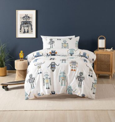 Linen House Retro Robot Multi Duvet Cover Set
