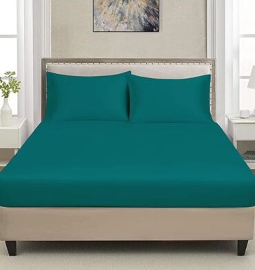 Simon Baker Fitted Sheet -Turquoise