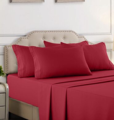 Simon Baker Fitted Sheet - C/Berry