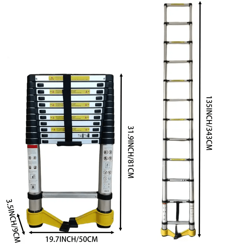 Multipurpose Ladder Telescopic Aluminium Extension