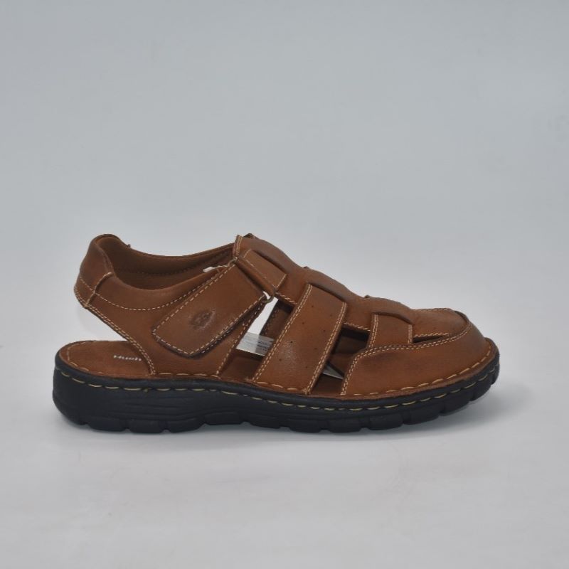 Hush Puppies Orkney Sandle Brown Waxy Nubuck