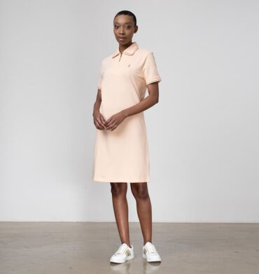 Polo Womens Julia MS Golfer Dress Peach