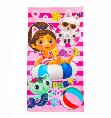 Gabby's Dollhouse Beach Towel