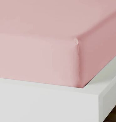 Horrockses Percale 180TC Fitted Sheet - Dusty Pink