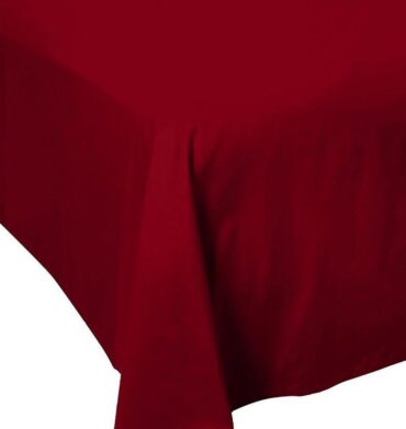 Horrockses T144 Polycotton Flat Sheet Crimson