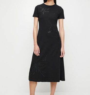 Polo Women's Ella Embellished Dress Black