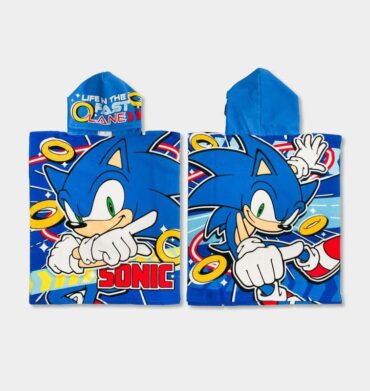 Sonic Blue Hooded Towel