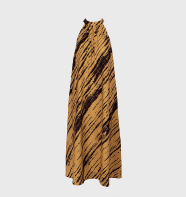 Pringle PR1600 Lily Halterneck Maxi Bronze