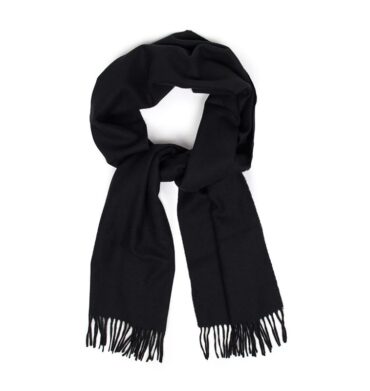 Gant Unisex Wool Scarf Black