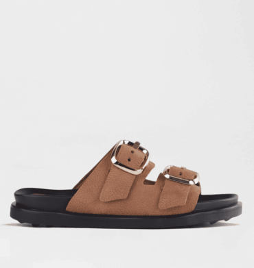 Froggie 12681 Flat Sandle Dbl Strap Tabacco