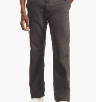 Polo Quarter Slant Straight Leg Denim Charcoal