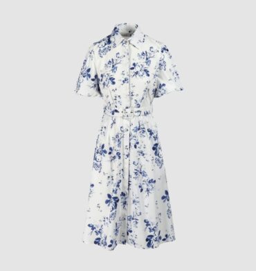 Pringle PR111542 Jade Floral Shirt Dress Blue