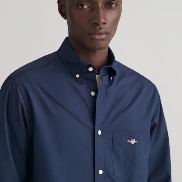 Gant Poplin Slim Shirt Marine - Image 6