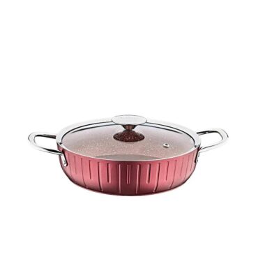 Low Pot Mixed Collection Burgundy 3318