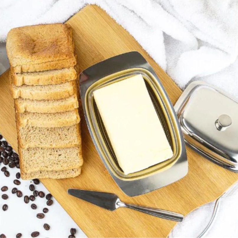 Butter Dish Stainless Steel AD07709 (1)