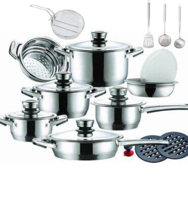 Delica Pot Set Stainless Steel 21pc P754