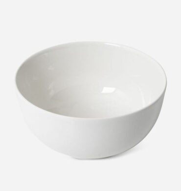 Porcelain Bowl White 21x14cm AD06845