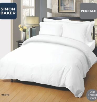Simon Baker Pillowcase Continental White T200