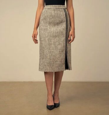 Polo Mila Boucle Skirt Black