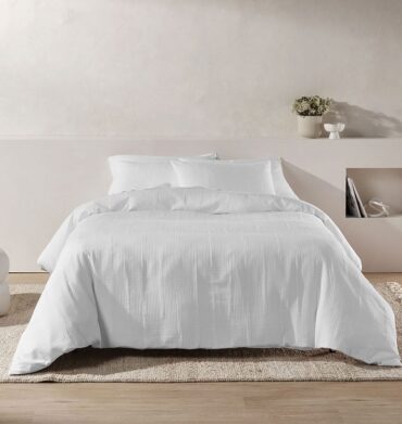 Linen House Electra White Duvet Cover Set