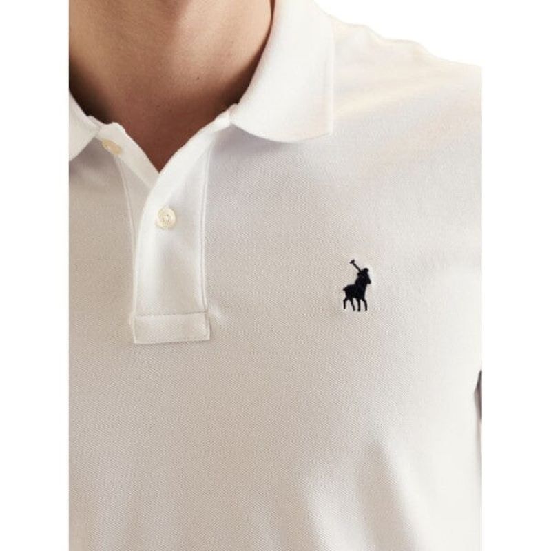 Mens Stretch Pique Short Golfer White (2)