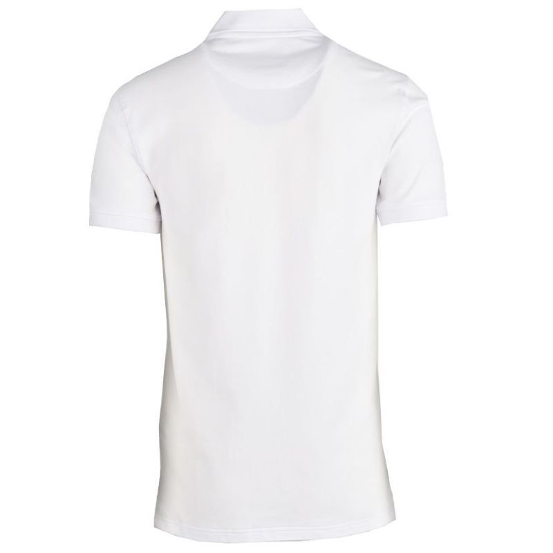 Mens Stretch Pique Short Golfer White (4)