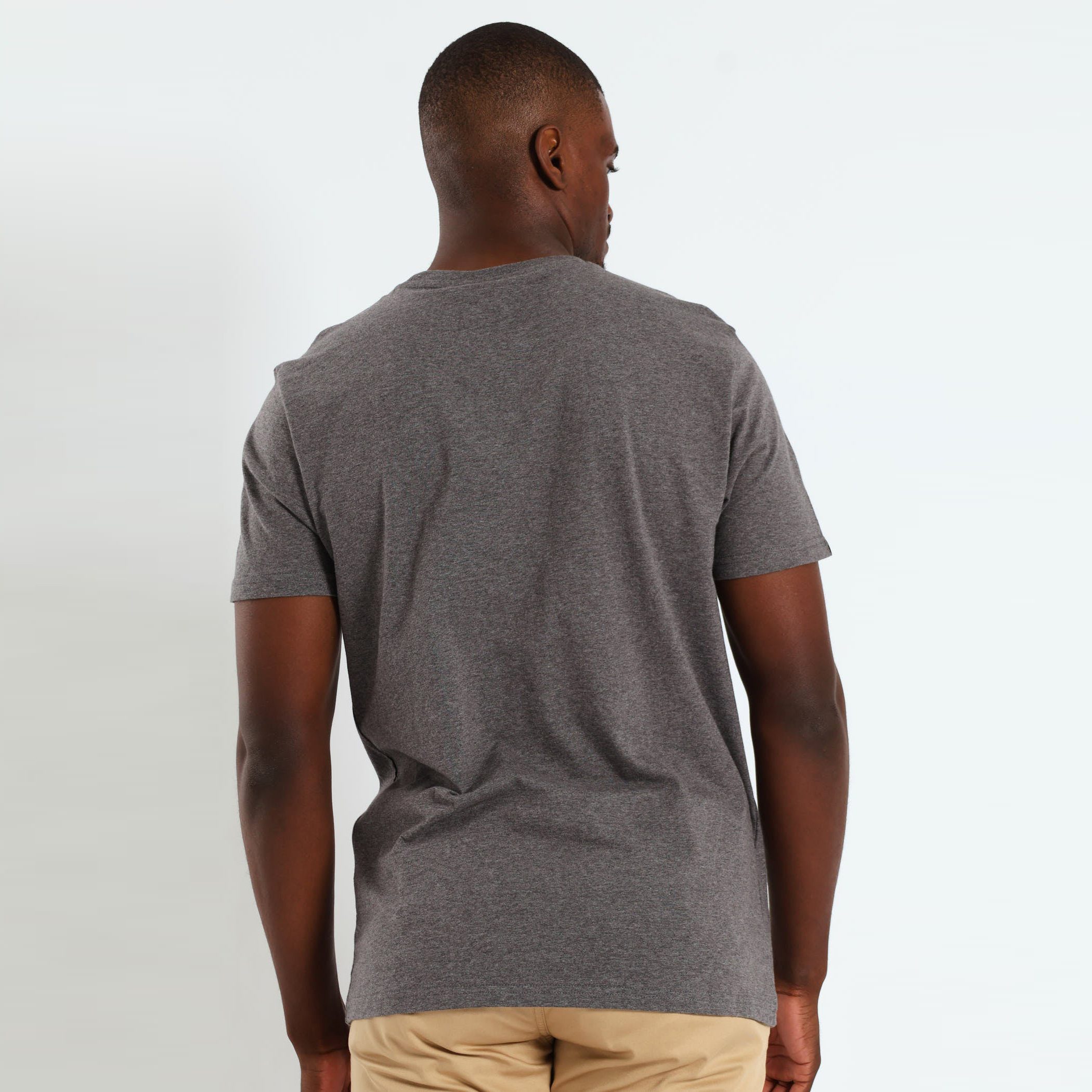 Polo Crew Neck Short Sleeve Tee Charcoal (1)