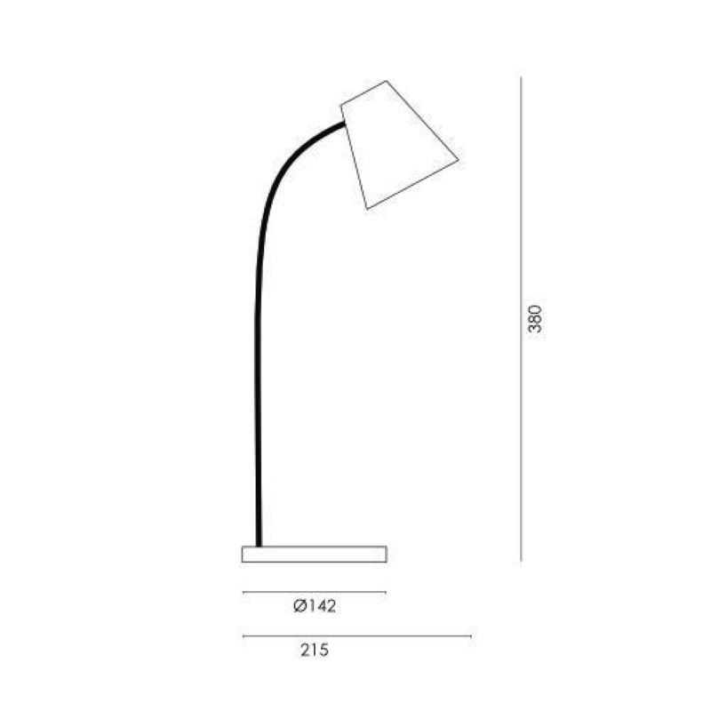 Spazio 8452.30 Polo LED Desk Lamp Black (1)
