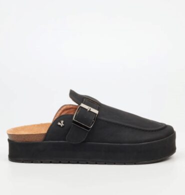 Butterfly Aruna Suede Slip-on Shoe Black