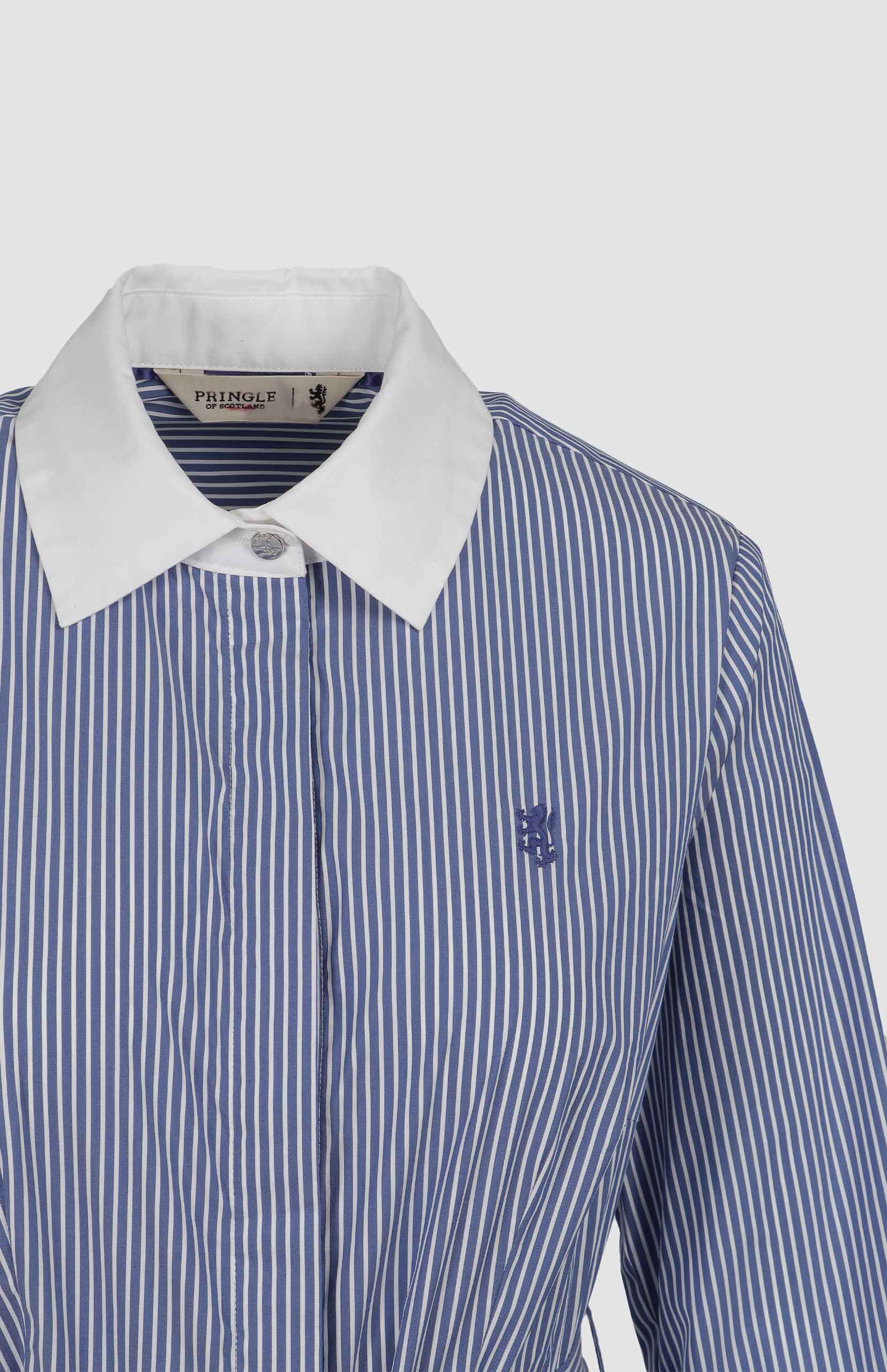 Pringle Gen Striped Shirt Dress Blue (2)