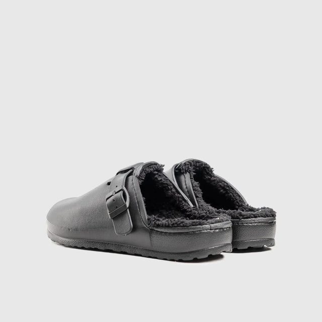 Hush Puppies Desi Slip-On Fur Black (1)