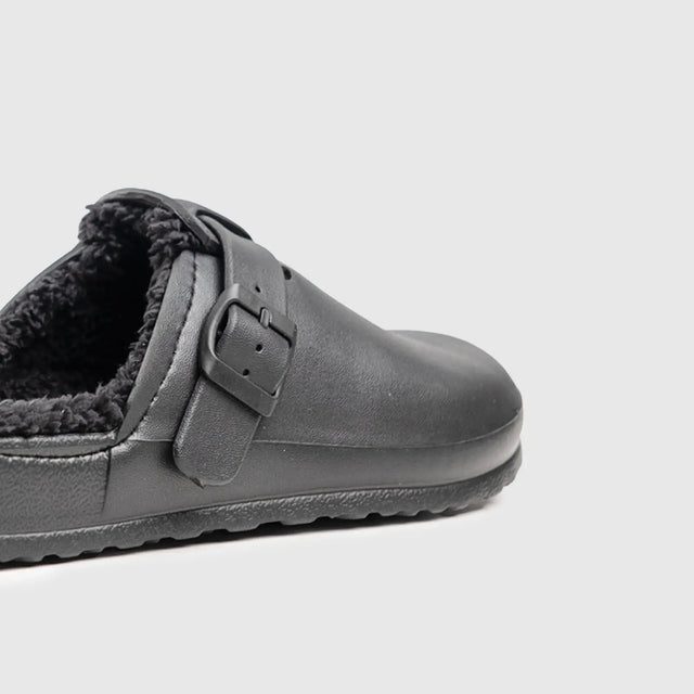 Hush Puppies Desi Slip-On Fur Black (3)