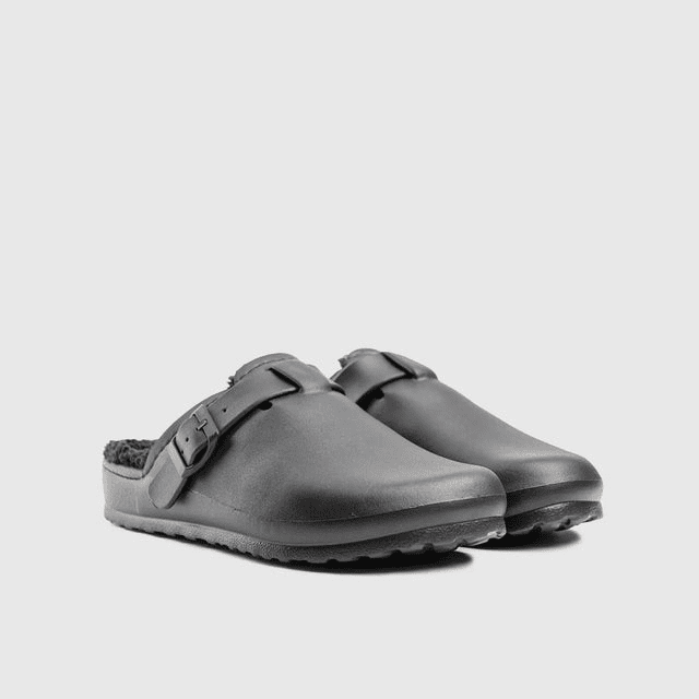 Hush Puppies Desi Slip-On Fur Black (8)