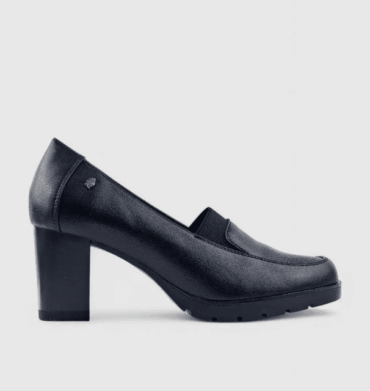 Hush Puppies Roma Block Heel Slip-On Black