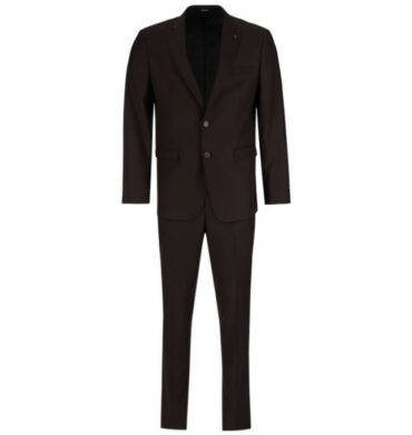 Polo Custom Fit Suit Chocolate