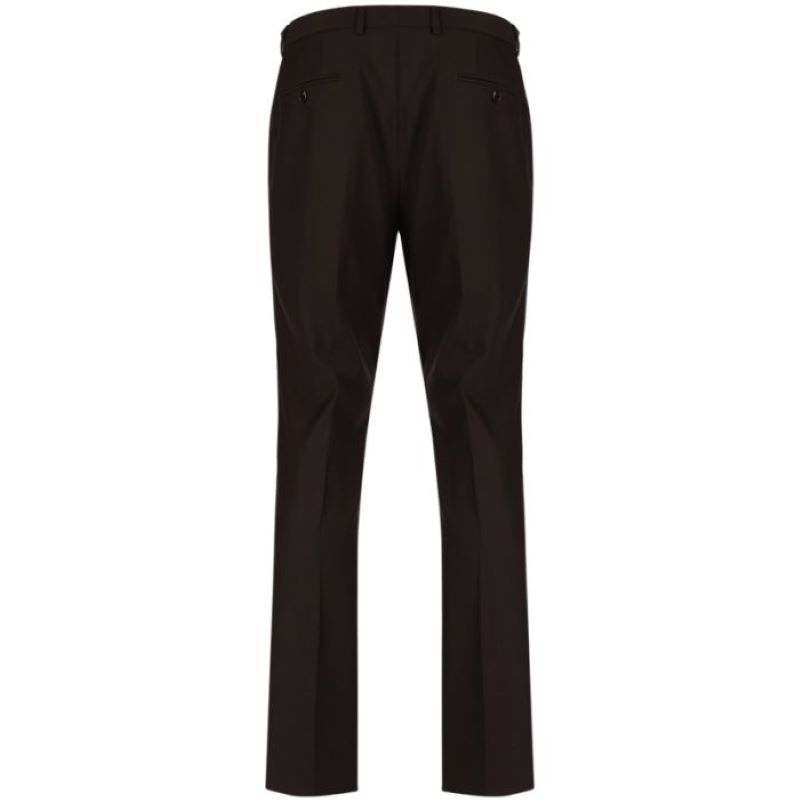 Polo Custom Fit Suit Chocolate (4)